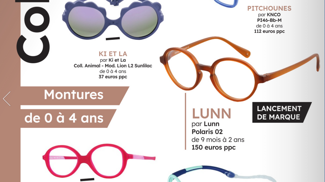 Polaris s'affiche dans la collection spécial enfant du magasine Bien Vu de Juin 2024 spécial Optique enfants